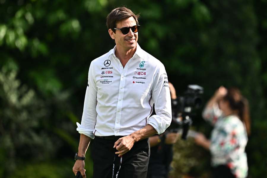 Toto Wolff, en el Gran Premio de Singapur.