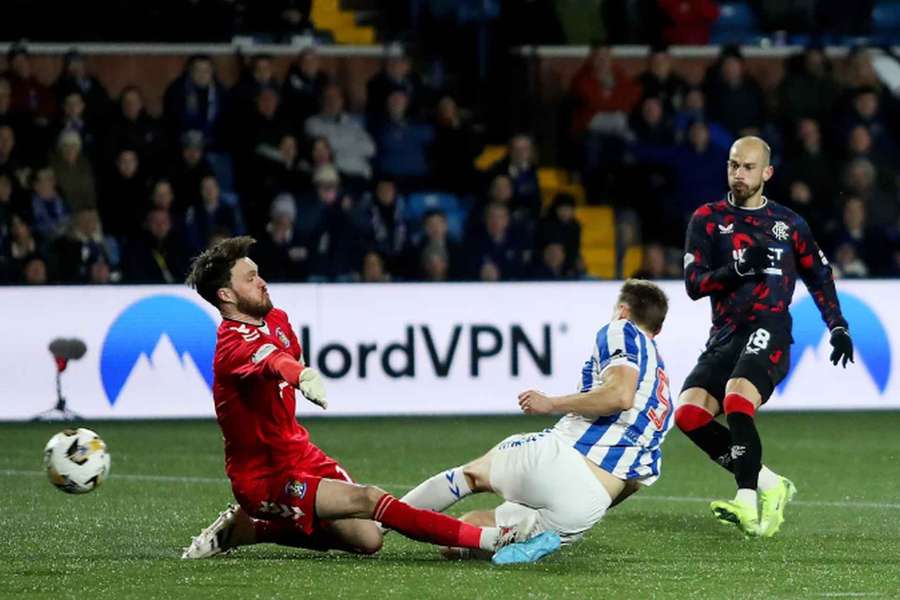 Záložník Václav Černý přispěl gólem k vítězství Rangers 4:2 na hřišti Kilmarnocku.