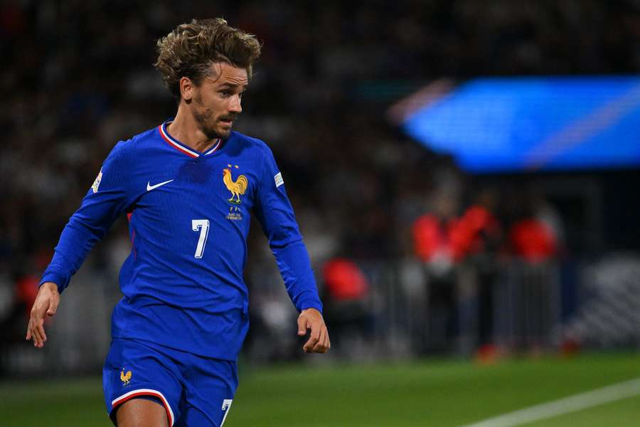 Griezmann face à l'Italie vendredi.