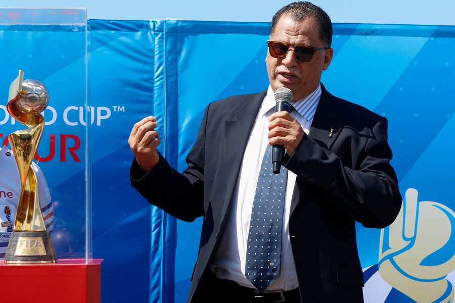 Danny Jordaan, president of the South African Football Association, pictured in 2019