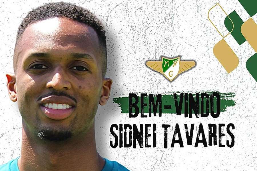 Sidnei Tavares é o segundo reforço do Moreirense, depois de Benny