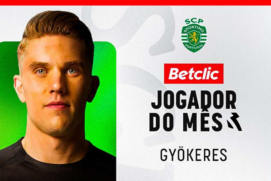 Gyökeres já apontou sete golos no campeonato