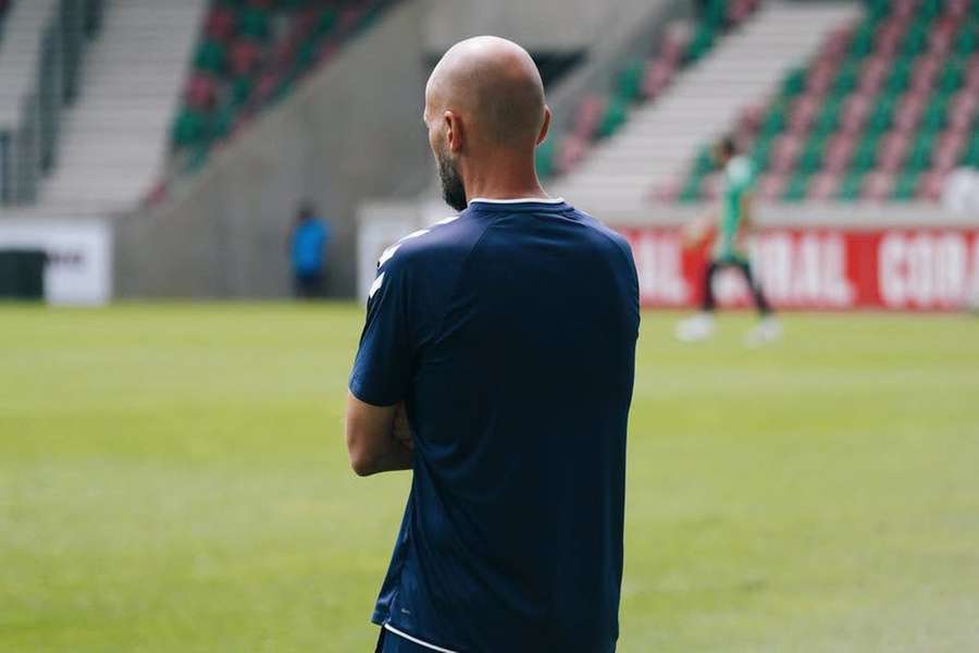 Van der Gaag, treinador do Marítimo Van der Gaag, treinador do Marítimo