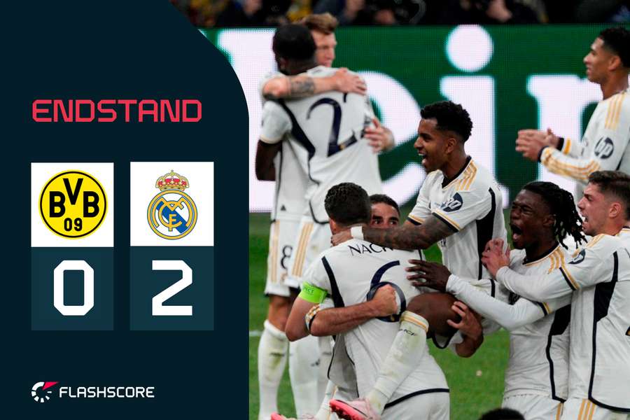 Real Madrid feiert den Gewinn des 15. Henkelpotts