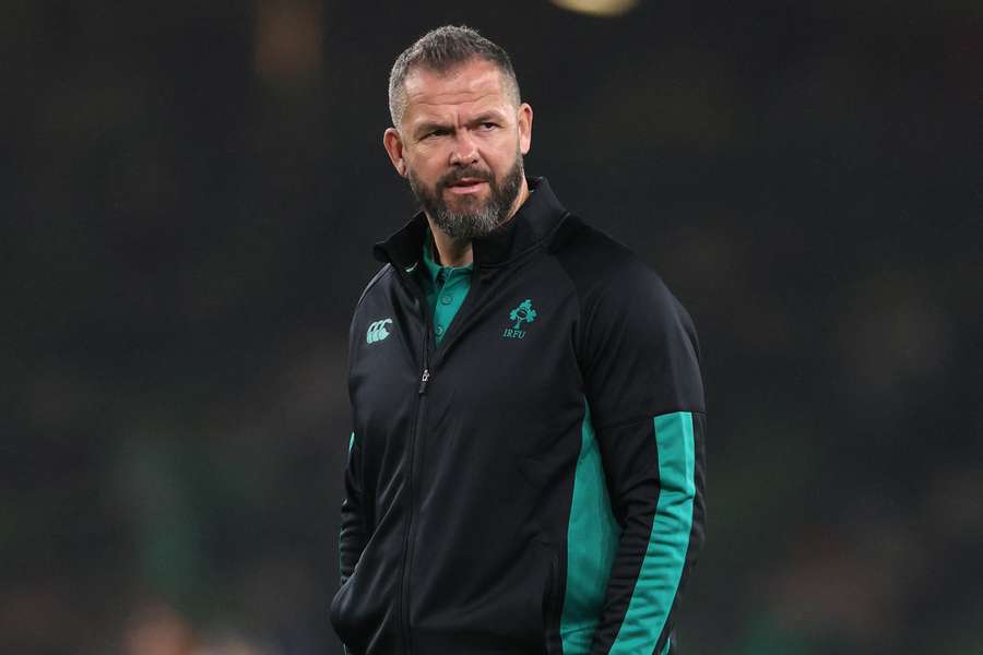 Ireland manager Andy Farrell watches on against Argentina