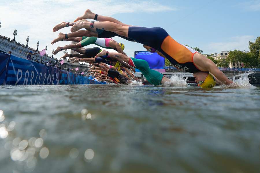 De triatlon kan maandag 'gewoon' doorgaan