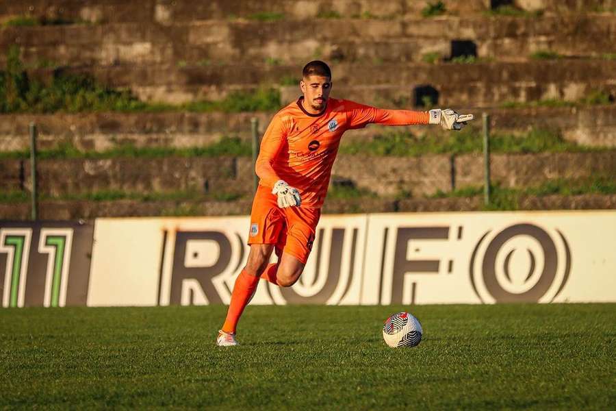 Diego Riechelmann voltou aos relvados no Portosantense, do Campeonato de Portugal