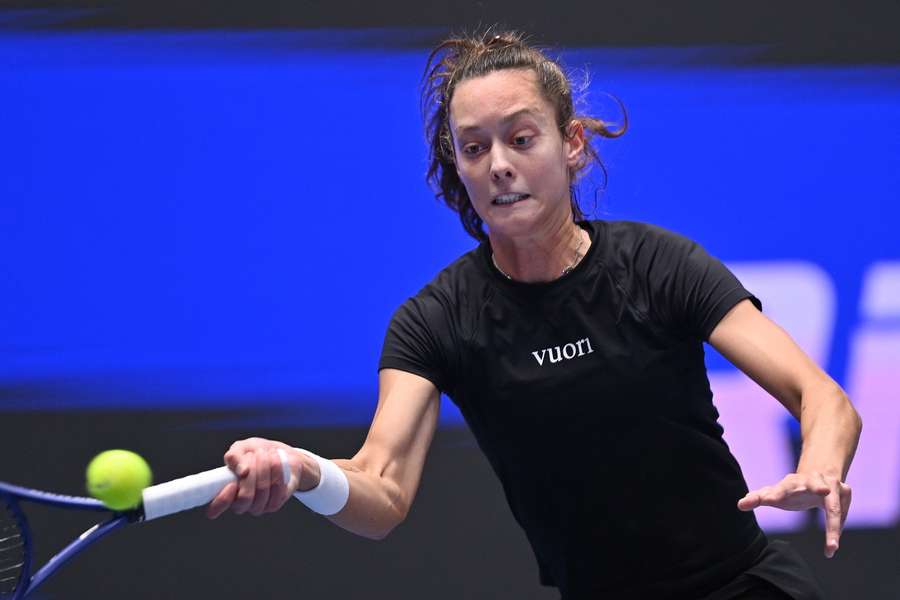 Darja Viďmanová v boji o postup do druhého kola. Darja Viďmanová v boji o postup do druhého kola.