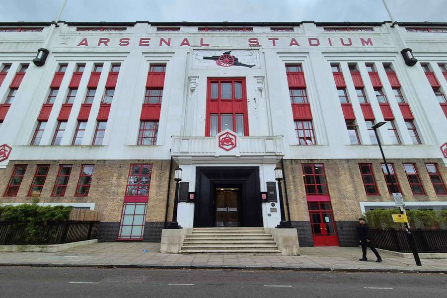 Fasáda East Stand.