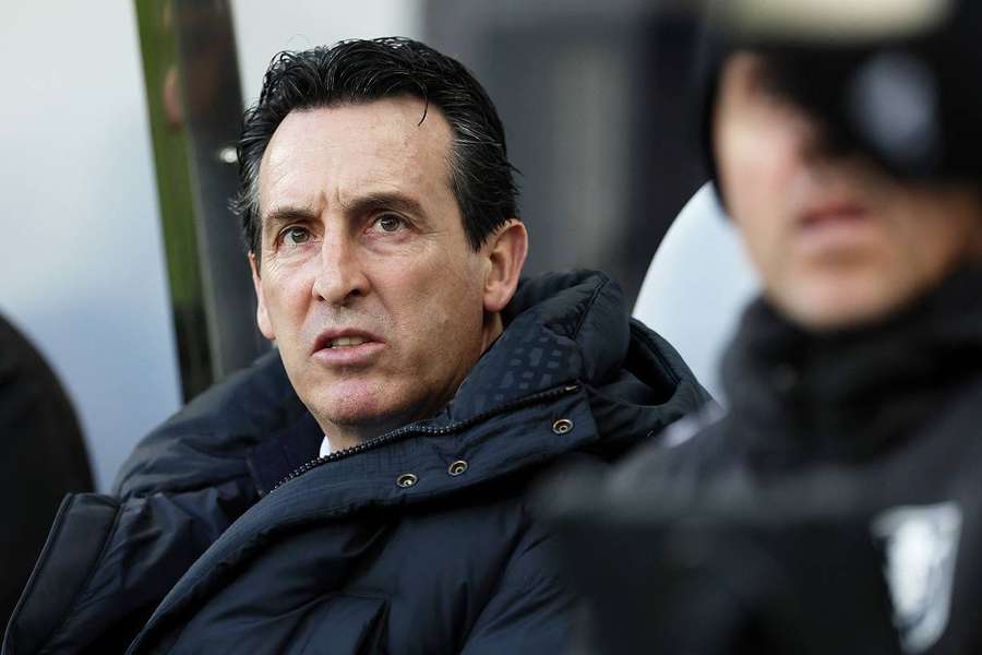 Unai Emery, entrenador español del Aston Villa