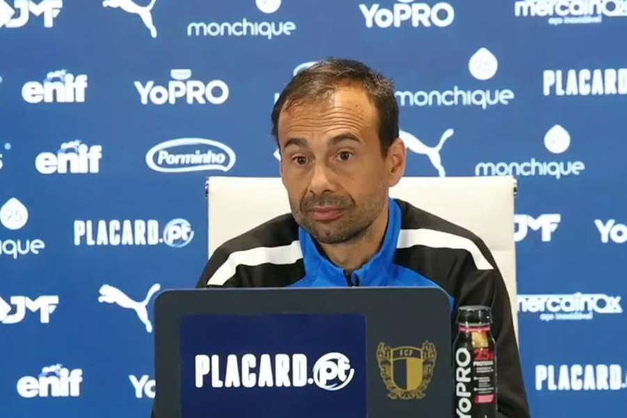 Hugo Oliveira, treinador do Famalicão Hugo Oliveira, treinador do Famalicão