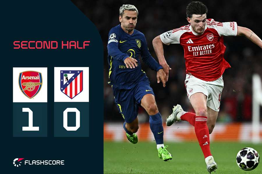 Arsenal are hosting Atletico Madrid in London
