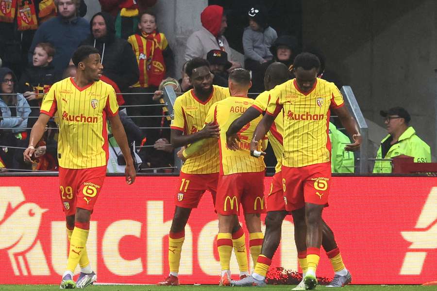 Odsonne Édouard a marqué le premier but de Lens ce dimanche face au Paris FC. 