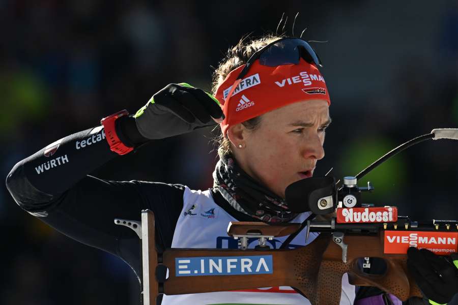 Denise Herrmann-Wick gilt beim Biathlon-Sprint als Mitfavoritin.