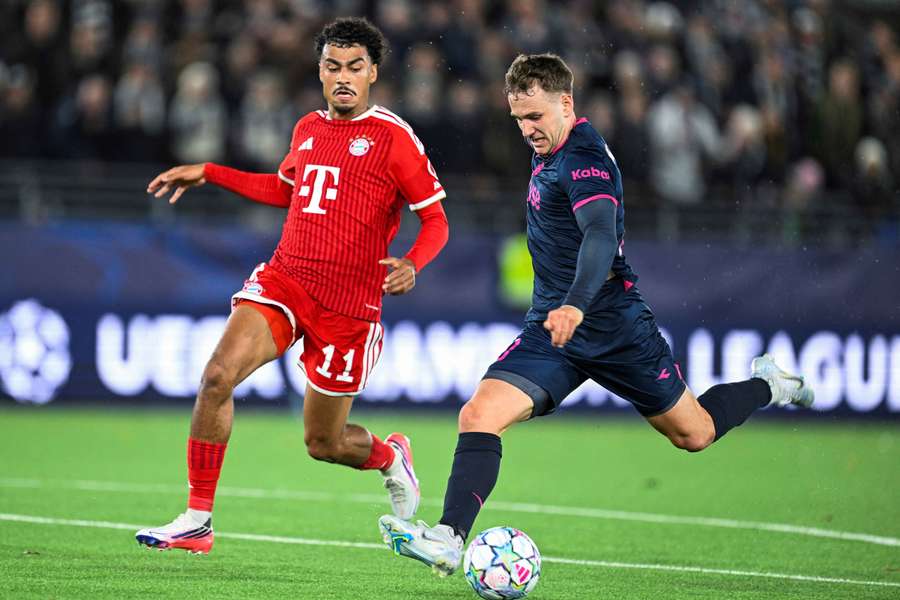Peter Christiansen beim 2:0 für Viking Peter Christiansen beim 2:0 für Viking