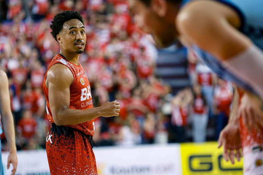 Brandon Taylor, con la camiseta del Manresa