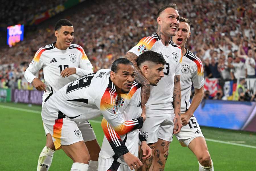 Germany scored two goals in the second half to secure victory