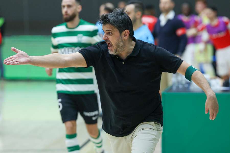 Nuno Dias, treinador do Sporting Nuno Dias, treinador do Sporting