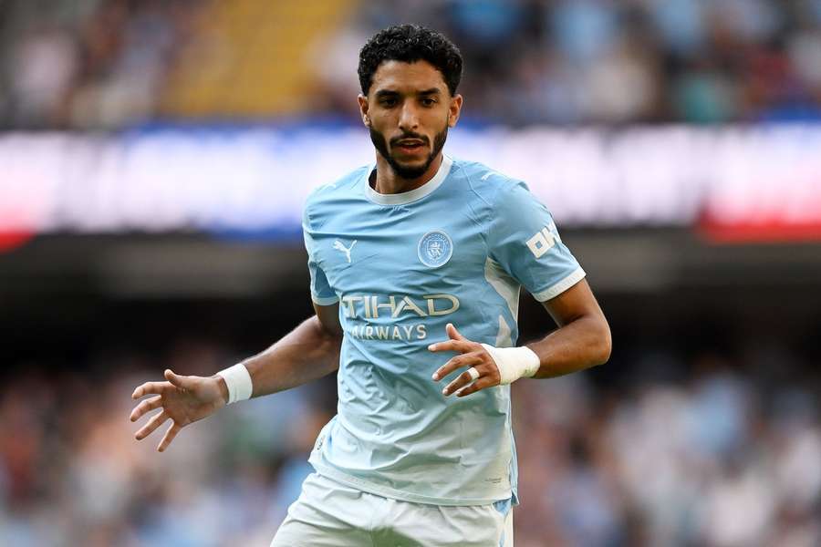 Manchester City forward Omar Marmoush.