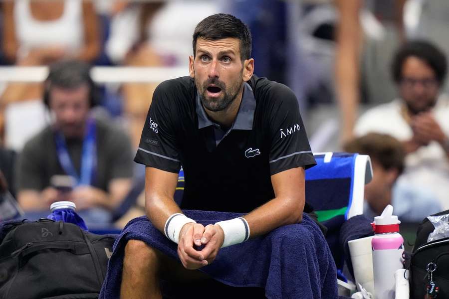 Novak Djokovič dohrál na US Open v prvním kole Novak Djokovič dohrál na US Open v prvním kole