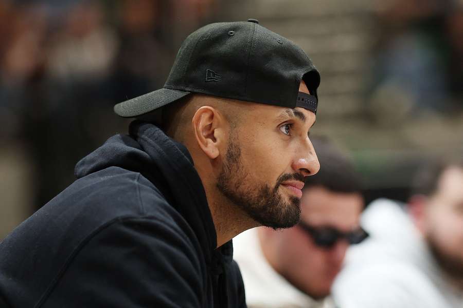 Nick Kyrgios is photographed at the NBL Blitz pre-season tournament in Canberra last month.