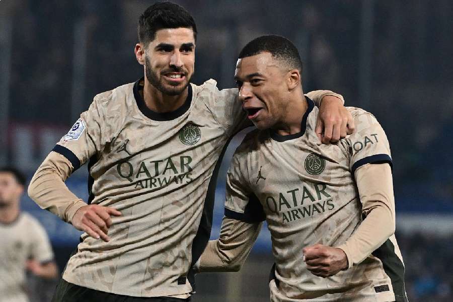 Mbappe and Asensio both scored in Strasbourg