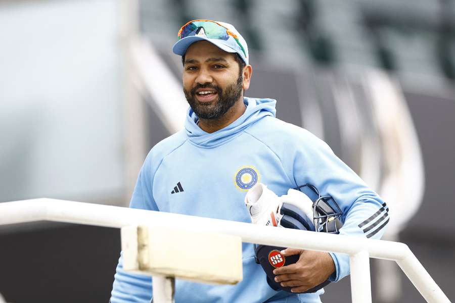 Sharma during practice at the Oval