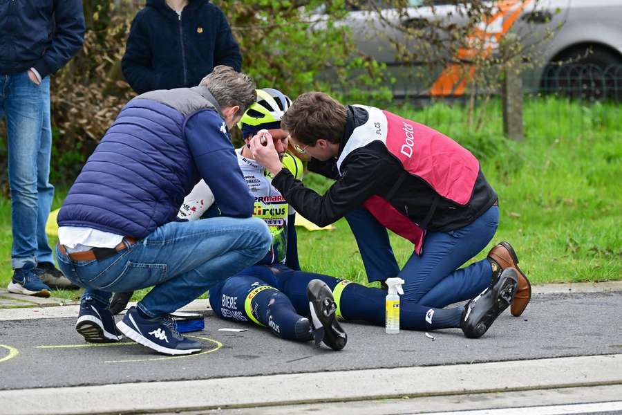 Taco van der Hoorn ontving snel verzorging na de val