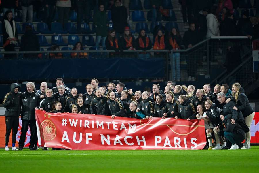 Die DFB-Frauen hatten sich auf den letzten Drücker für die Olympischen Spiele in Paris qualifiziert.