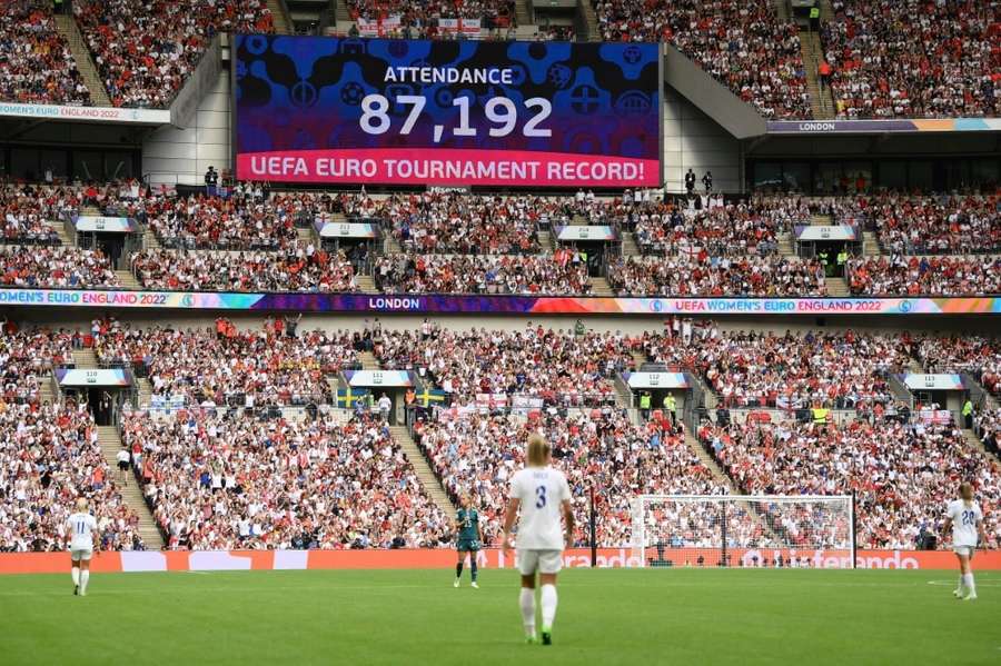 Estádio de Wembley durante Inglaterra 2x1 Alemanha