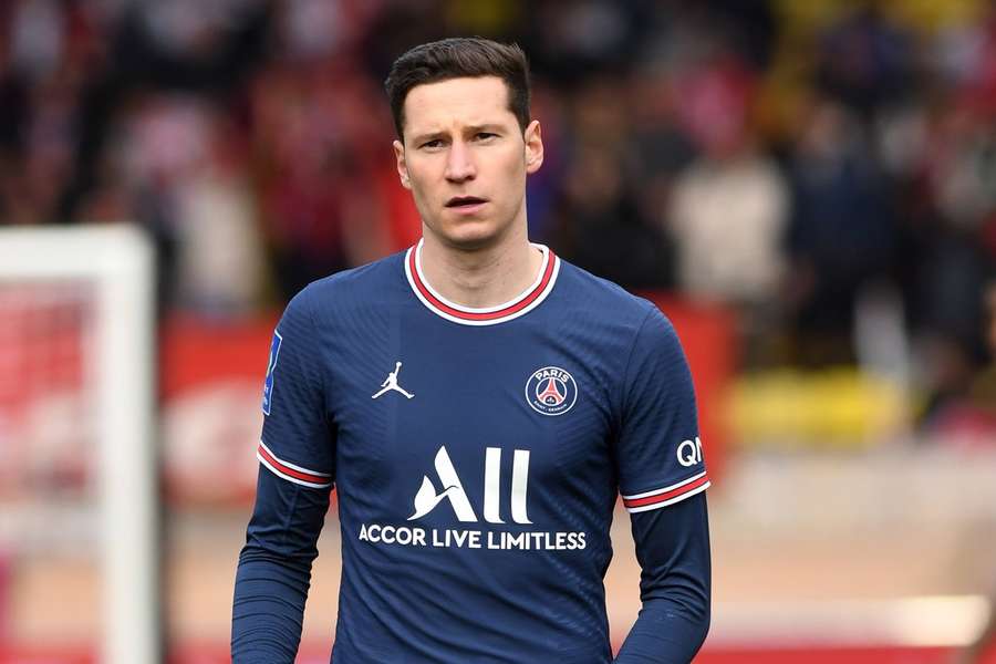 Julian Draxler com a camisola do PSG