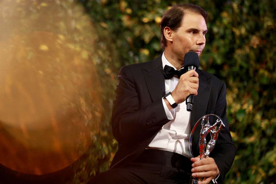 Rafa Nadal attends the Winners Walk during the Laureus World Sports Awards Madrid 2025