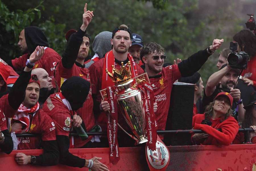 Liverpool sărbătorește cucerirea titlului în Anglia în sezonul 2024/2025
