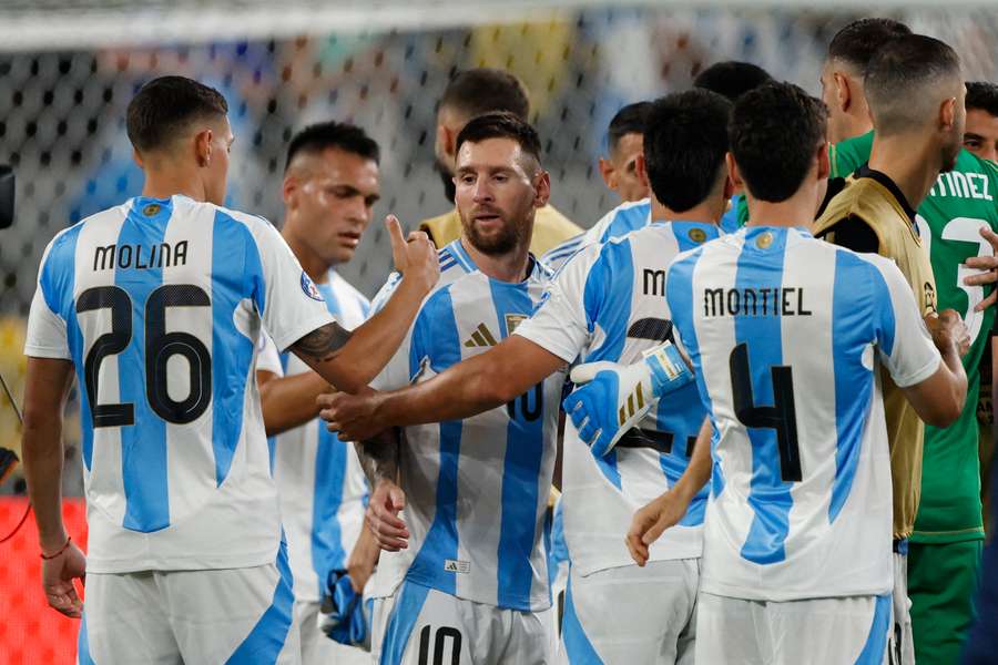 Argentina celebra su victoria 