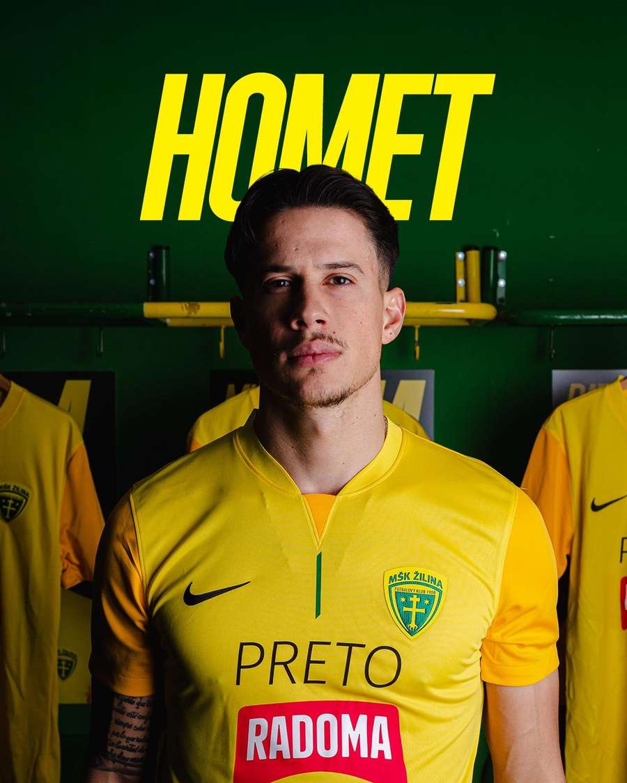 Homet sa stal hráčom Žiliny.