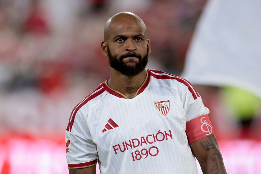 Marcao, en el amistoso entre el Sevilla y el Aston Villa