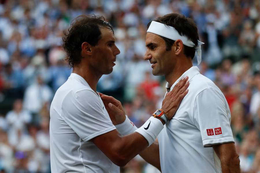 Federer and Nadal have shared a long-standing rivalry on court