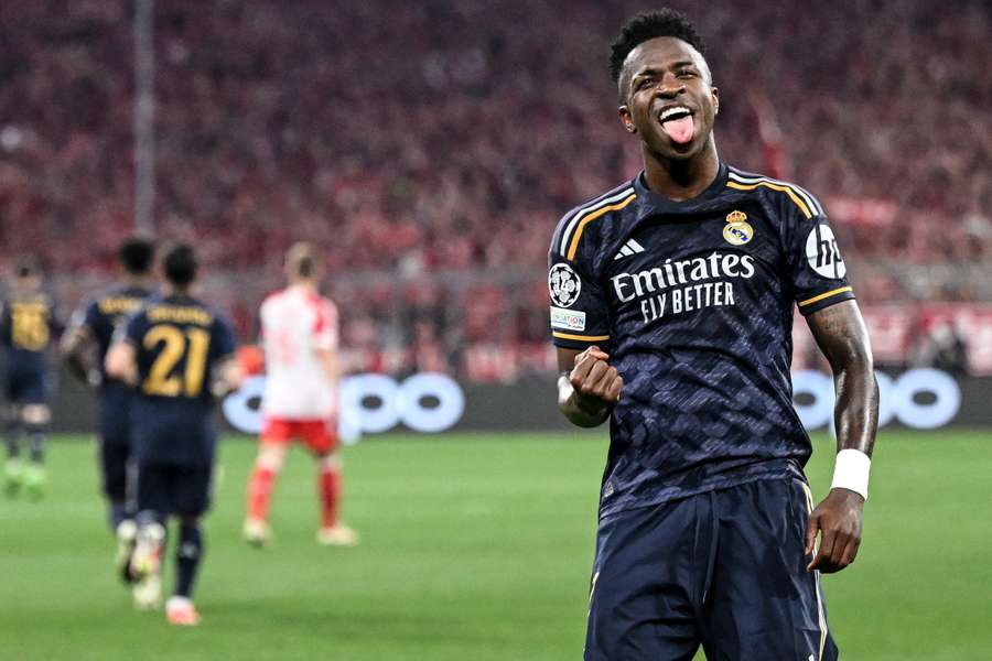 Vini Jr. deu show na Champions League, contra o Bayern de Munique