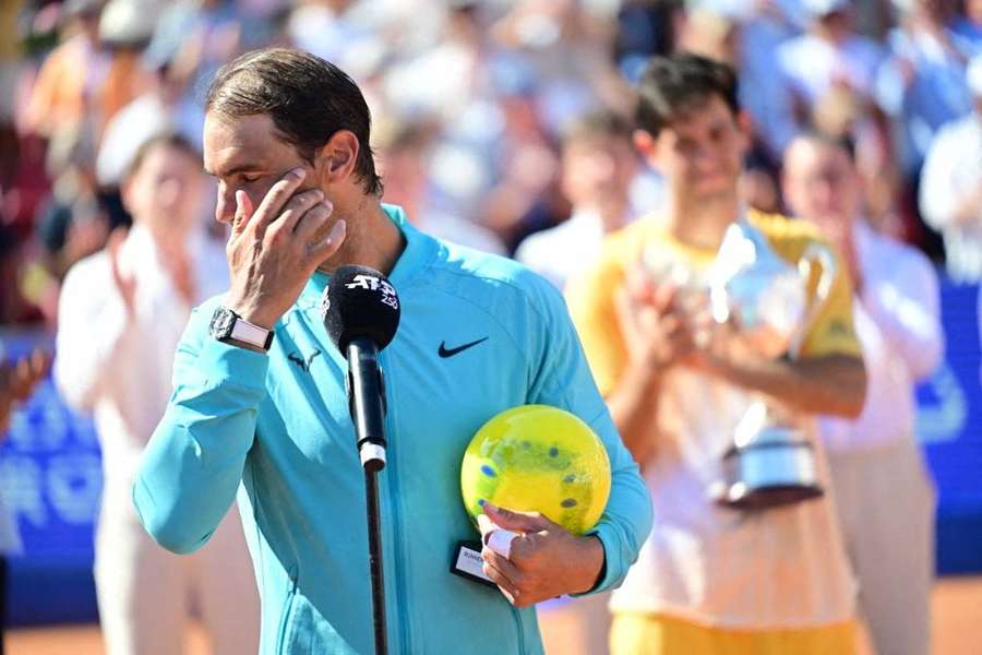 Nadal après sa défaite ce dimanche.