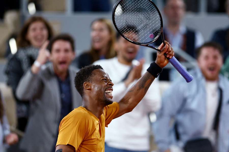 Monfils pulled off a stunning comeback