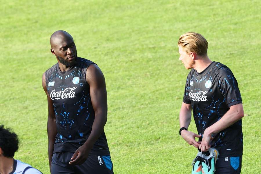 Lukaku and De Bruyne last season Lukaku and De Bruyne last season