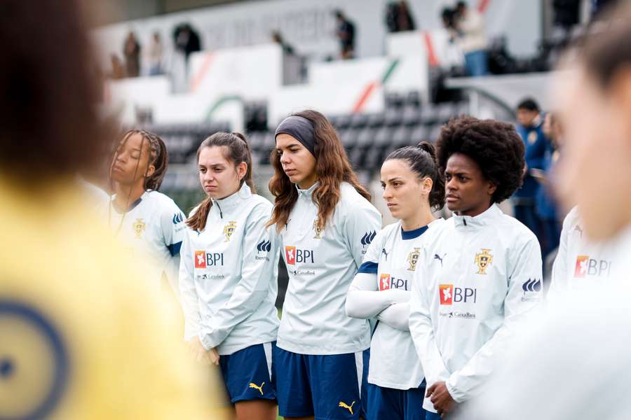 Diana Silva no treino de Portugal Diana Silva no treino de Portugal
