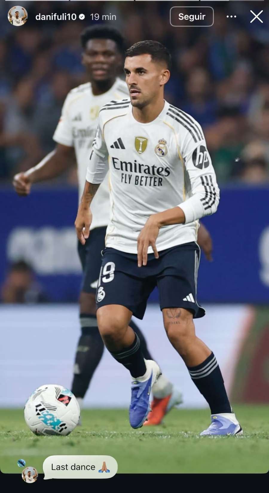 La publicación de Dani Ceballos