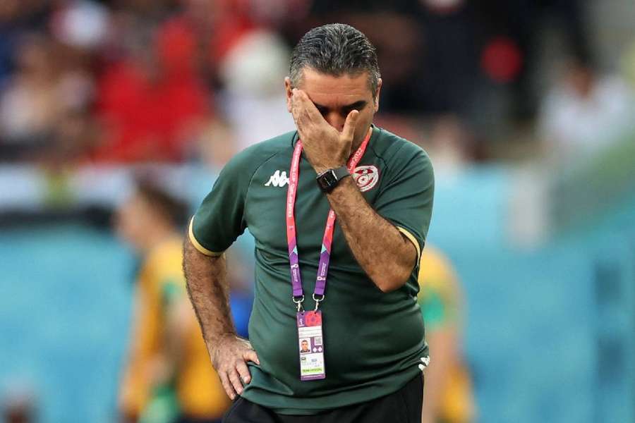  Tunisia coach Jalel Kadri during the match