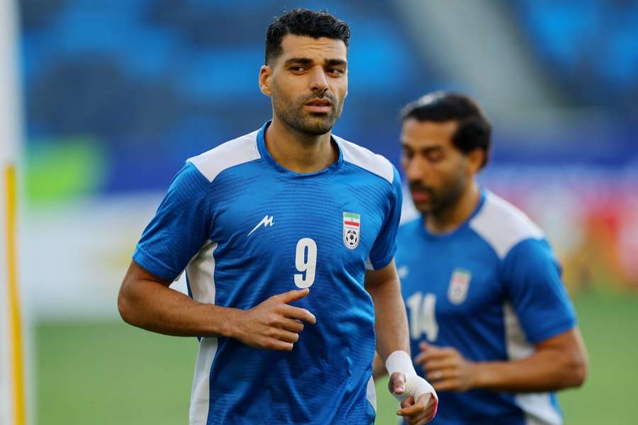 Mehdi Taremi will mit dem Iran unter schwierigen Vorzeichen für eine Überraschung sorgen. Mehdi Taremi will mit dem Iran unter schwierigen Vorzeichen für eine Überraschung sorgen.