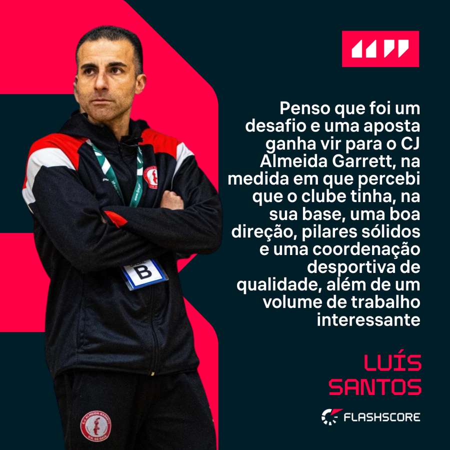 O balanço de Luís Santos no CJ Almeida Garrett O balanço de Luís Santos no CJ Almeida Garrett
