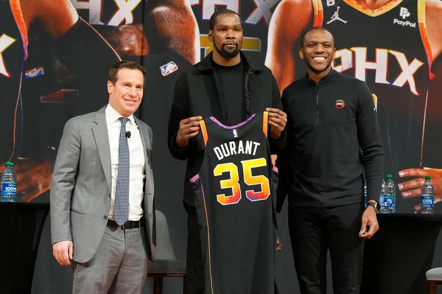 Durant will be looking to lead the Suns to the NBA title
