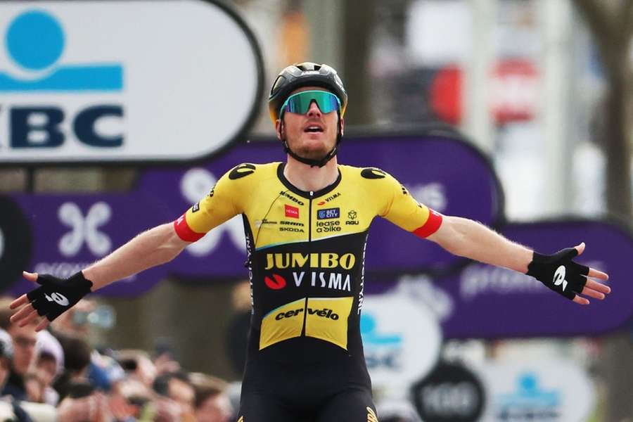 The 30-year-old Van Baarle won Paris-Roubaix in 2022 and was second in the world championships in 2021