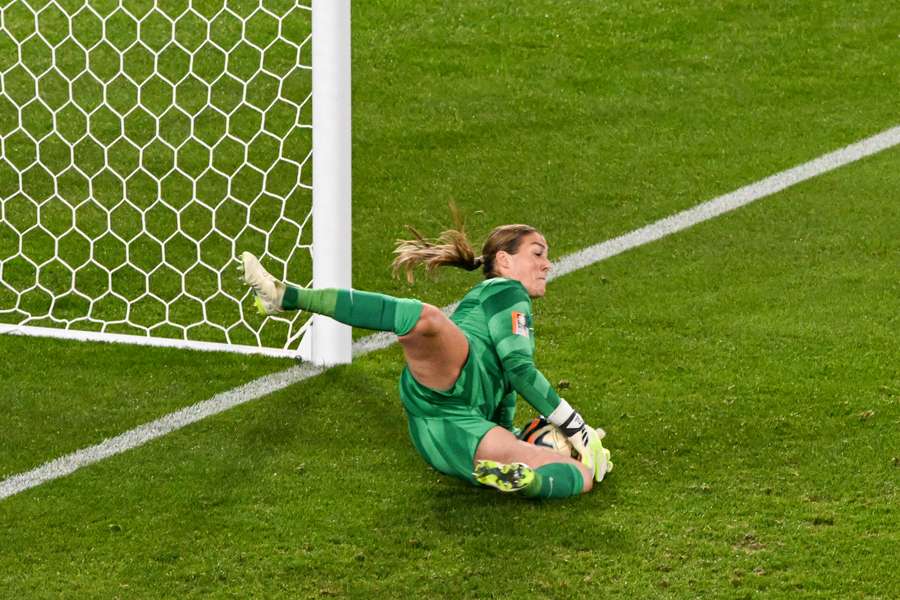 Earps makes a huge save Earps makes a huge save
