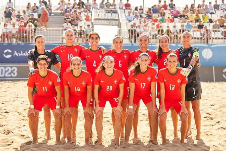 A equipa portuguesa na final do Mundialito